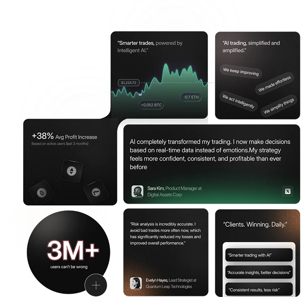 Real traders, real results — BitVest testimonials